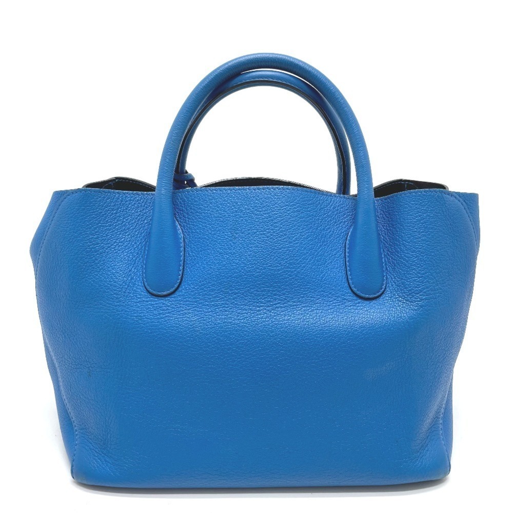 CHRISTIAN DIOR Blue Leather Shoulder Bag - Picture 2 of 16